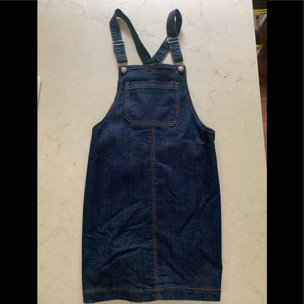 Wild Fable Dark Denim Overall Dress XS